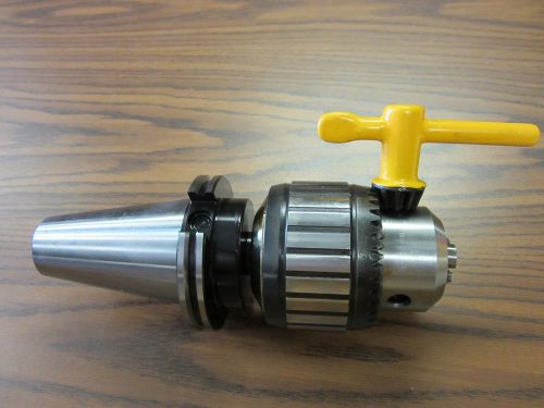 CME/HARVEST 1&#034; KEY TYPE DRILL CHUCK W. CAT50 ARBOR CNC TOOLING--NEW