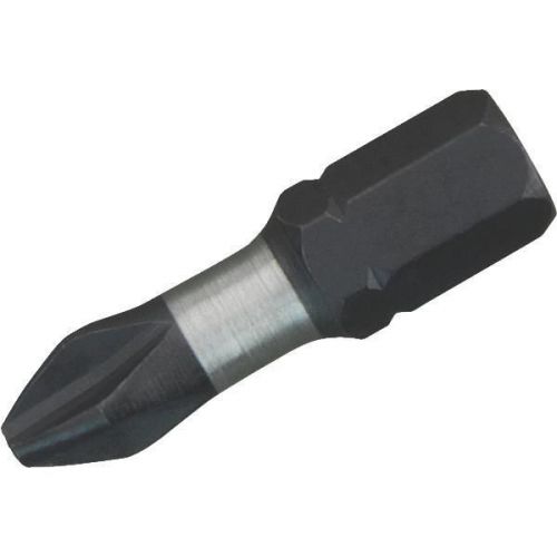 Shockwave insert impact screwdriver bit-5pk #2 1&#034; phillips bit for sale
