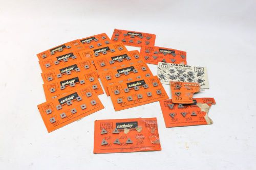 Carboloy SNMG 322E &amp; TPMG 2522E inserts over 100 pcs in all