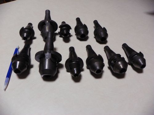 11 each Quick Change End Mill Holders  (#30 Taper)