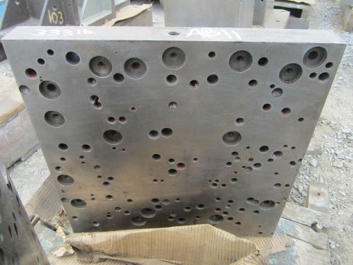 (AB11) 18&#034; X 18&#034; X 2&#034; Face Drilling/Machining Angle Block/Plate 14&#034; X 18&#034; Base