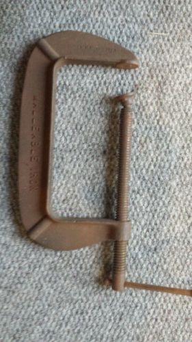 C-Clamp, 8&#034;,  Cast, Steel, Iron vintage rusted