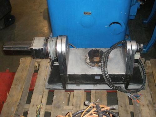 Cnc 4th &amp; 5th axis trunnion baldor servo drives rotary table for sale