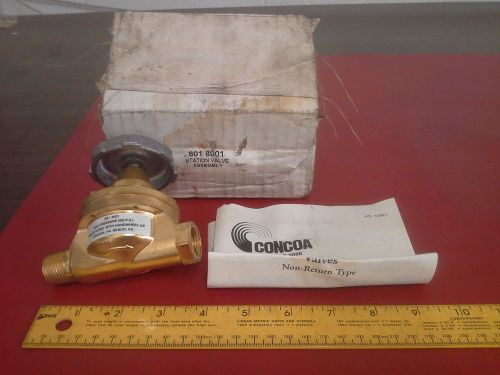 Concoa iso 900 gas control regulator valve 200 psi station valve new in box for sale