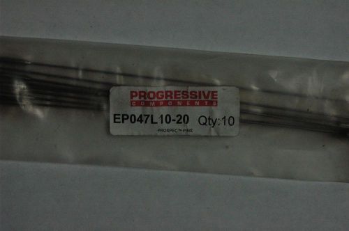 8, 3/64 Progressive Ejector pins 10L 2&#034; shoulder