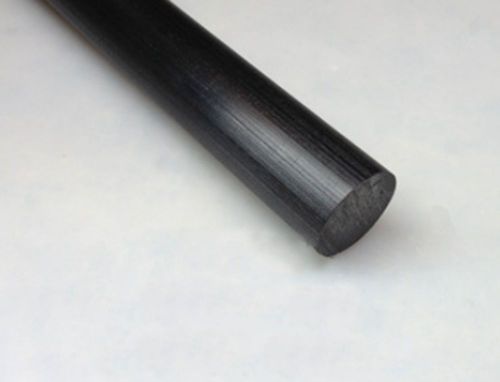 1 pcs Nylon Polyamide PA Plastic Round Rod Stick Black 25mm x 250mm #B-G