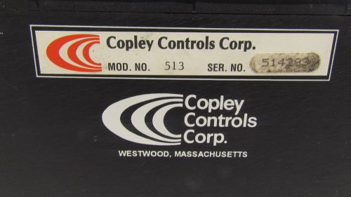 COPLEY CONTROL CORP  MOD.NO.513