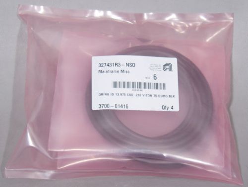 4: new amat applied materials 3700-01416 viton id 13.975 o-ring oring kit for sale