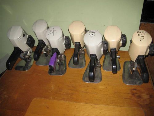 Lot of 7 Yamato YCM 40 Industrial Stand Up  Rotory Fabric Cutters