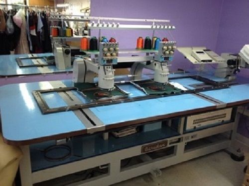 Barudan 2 head embroidery machine