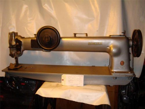 Singer 144 wsv51 long arm, walking foot heavy duty sewing machine tag3103 for sale