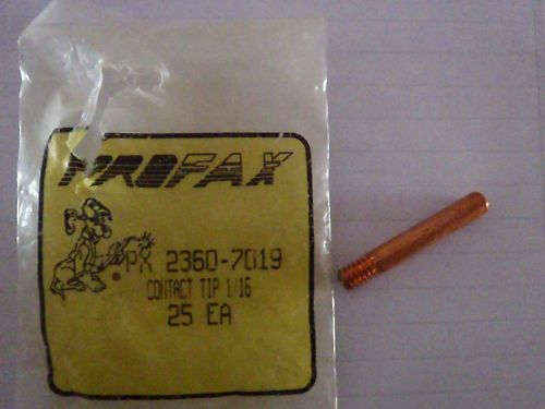 Tweco-Profax Contact Tips 2360-7019 (1/16) (2-pack)