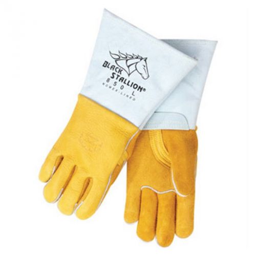 Revco Black Stallion 850 Premium Grain Elkskin Stick Welding Gloves, XX- Large