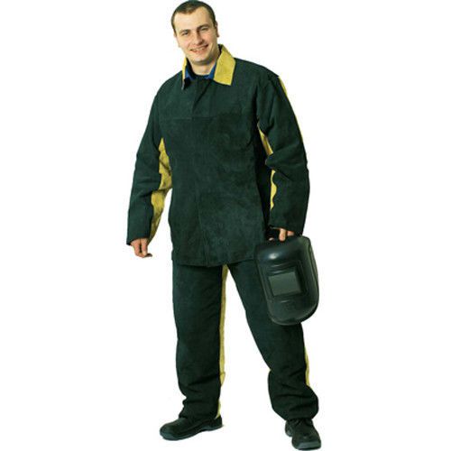 Combined welder suit with split leather  m 32 (jacket and trousers) for sale