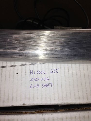 Nickle 625 AMS 5837 TIG Wire / .030&#034; x 36&#034;  5 pounds each