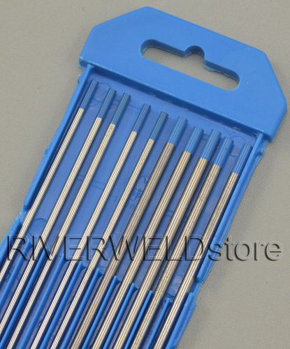 2% lanthanated sky blue tig tungsten electrode assorted size 3/32&#034;(5)and 1/8&#034;(5) for sale