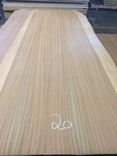 Wood Veneer Ribbon Stripe Sapele 30x120 1pc 10Mil Paper Backed  &#034;EXOTIC&#034; RKO20