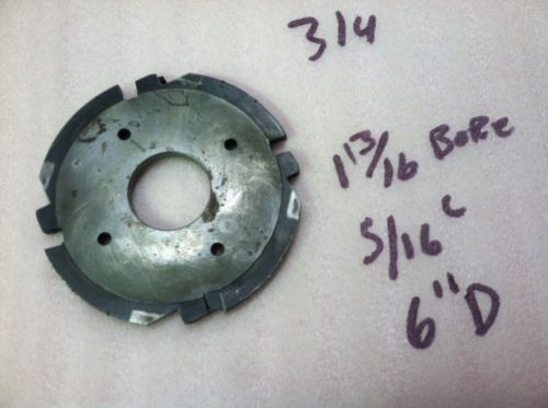 1-13/16 b 5/16 cut 6 dia 314 Shaper cutter straight rabbet dado Carbide insert