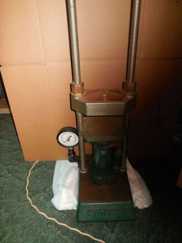 12 TON Carver Laboratory Prs (Gauge not moving) so selling as parts press works