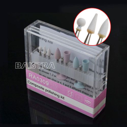 Dental diamond burs composite polishing kit for low-speed contra angle ra-0309 for sale
