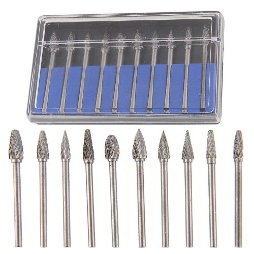 Quality  1 Set Tungsten Steel Dental Burs Lab Burrs Tooth Drill Tool Kit