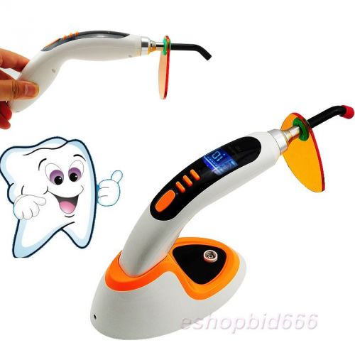 New Wireless LED Dental Curing Light Lamp1200MW With Teeth Whitening Accelerator