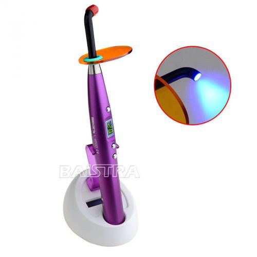 New dental big power led cordless wireless curing light with light meter for sale