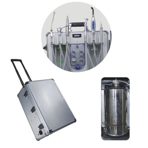 Portable dental unit bd-406 with air compressor suction system 3 way syringe ce for sale