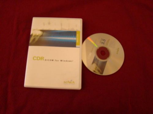 Schick CDR Dicom 3.5 software