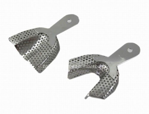 10 sets New Impression Trays-Stainless For Dental U2 L2 Medium