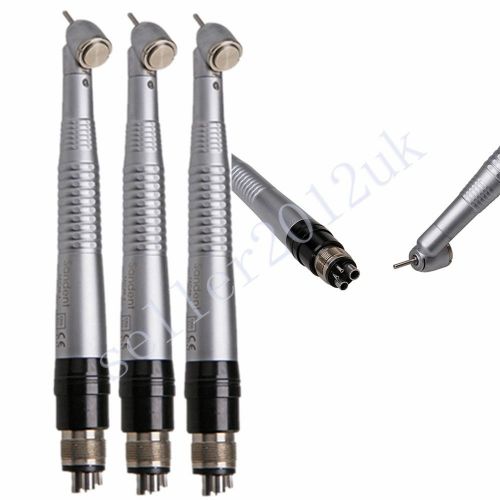 3 X NSK Style Dental Surgical 45 Degree High Speed Handpiece 4H w/ Quick Coupler