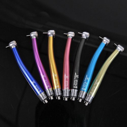 3x nsk style dental high speed handpiece push button type 4 hole colorful for sale
