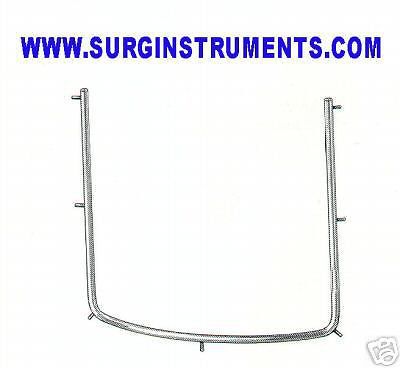 6 Dental Rubber Dam Frame Surgical Instruments Holder
