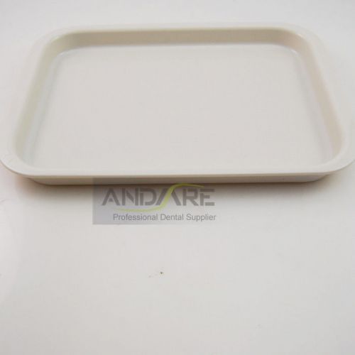 Dental Instrument autoclavable plastic trays flat  N652 Mini falt white color