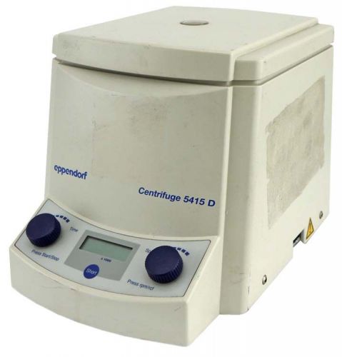 Eppendorf 5415-d laboratory non-refrigerated bench top centrifuge no rotor parts for sale