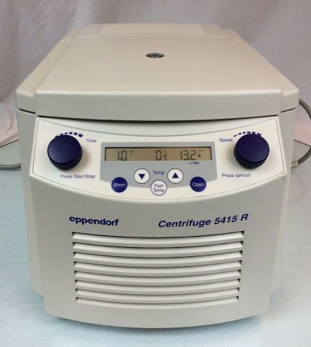 Eppendorf 5415r refrigerated centrifuge w/ eppendorf fa45-24-11 rotor &amp; lid for sale