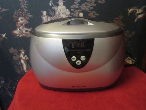 Ultrasonic Digital Cleaning Machine, Brookstone, cleans jewelries, watches, etc.