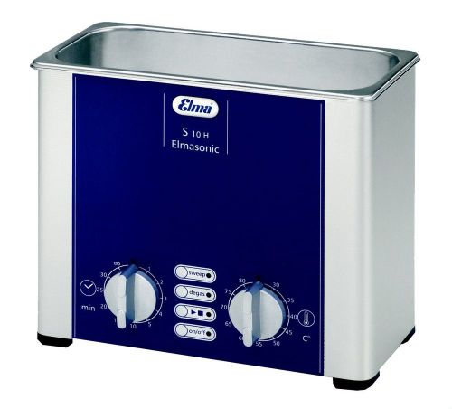 New ! elma sonic s10h 0.25 gal ultrasonic cleaner, digital+timer+heat+degassing for sale
