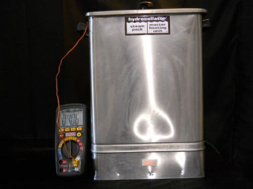 Hydrocollator Master Heating Unit E-1 w/ Two (2) Steam Packs (Heated)