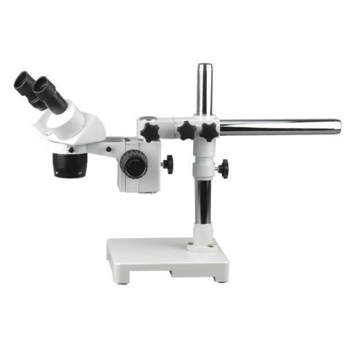 10X-15X-30X-45X Stereo Microscope with Single-Arm Boom Stand