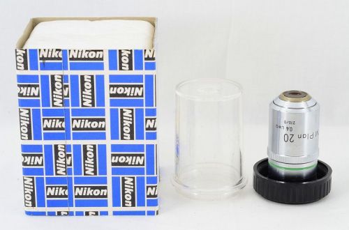 *** Excellent  *** Nikon M Plan LWD 20x 0.40 210mm Optiphot Microscope Objective