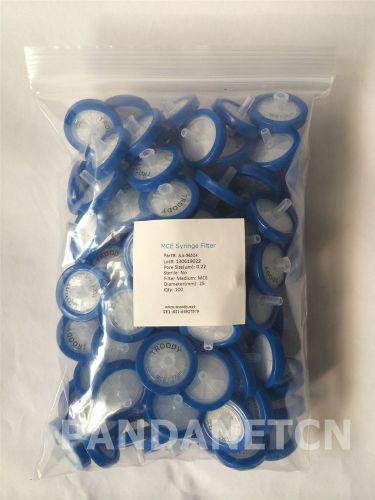 NEW 50pcs MCE Syringe Filters 25mm 0.22um non-sterilized