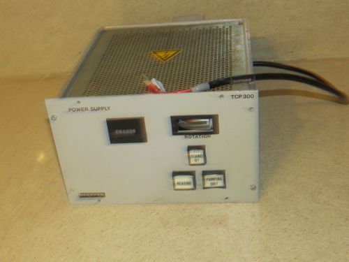 PFEIFFER BALZERS TCP300 POWER SUPPLY  Turbo Pump Controller
