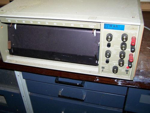 E&amp;K Scientific Products, Inc. Vintage Chart recorder Model 785 V   2 channel