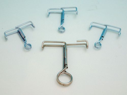 One lab iron zinc plating spring water hose tubing pipe clamps clips new for sale