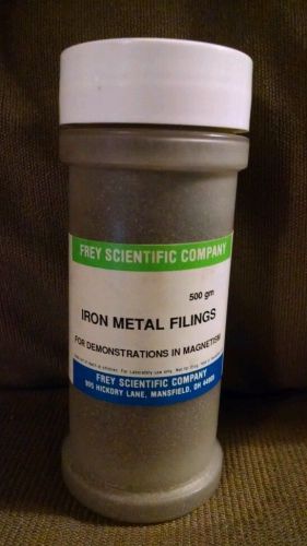 IRON METAL FILINGS ~ For Demonstrations in Magnetism 500 Grams ~ FREY SCIENTIFIC