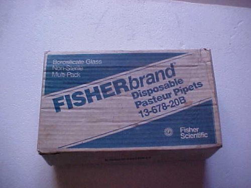 300 Fisherbrand disposable Pasteur Pipets 13-678-20B Pipettes Free Shipping