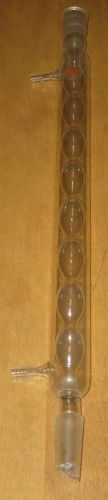 Glassware lab glass: 21&#034; 8-Bulb 24/40 Allihn Condenser