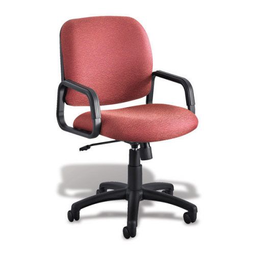 Cava urth / economy task chair with fixed arms -brgundy fab 1 ea for sale