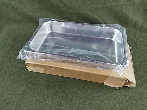 Unused sterilizer instrument tray no handles 16-3/4&#034; x 9-3/4&#034; x 2-1/2&#034; autoclave for sale